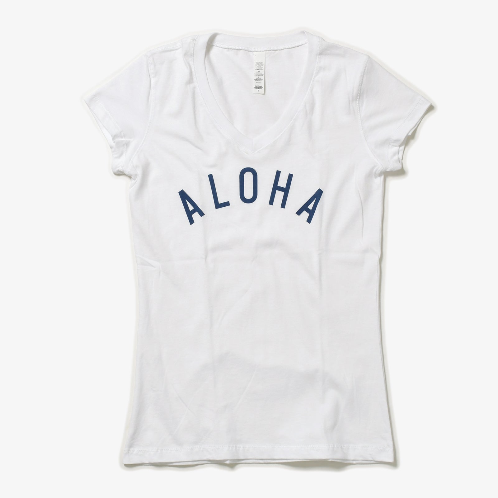 ALOHA Vネック Tシャツ