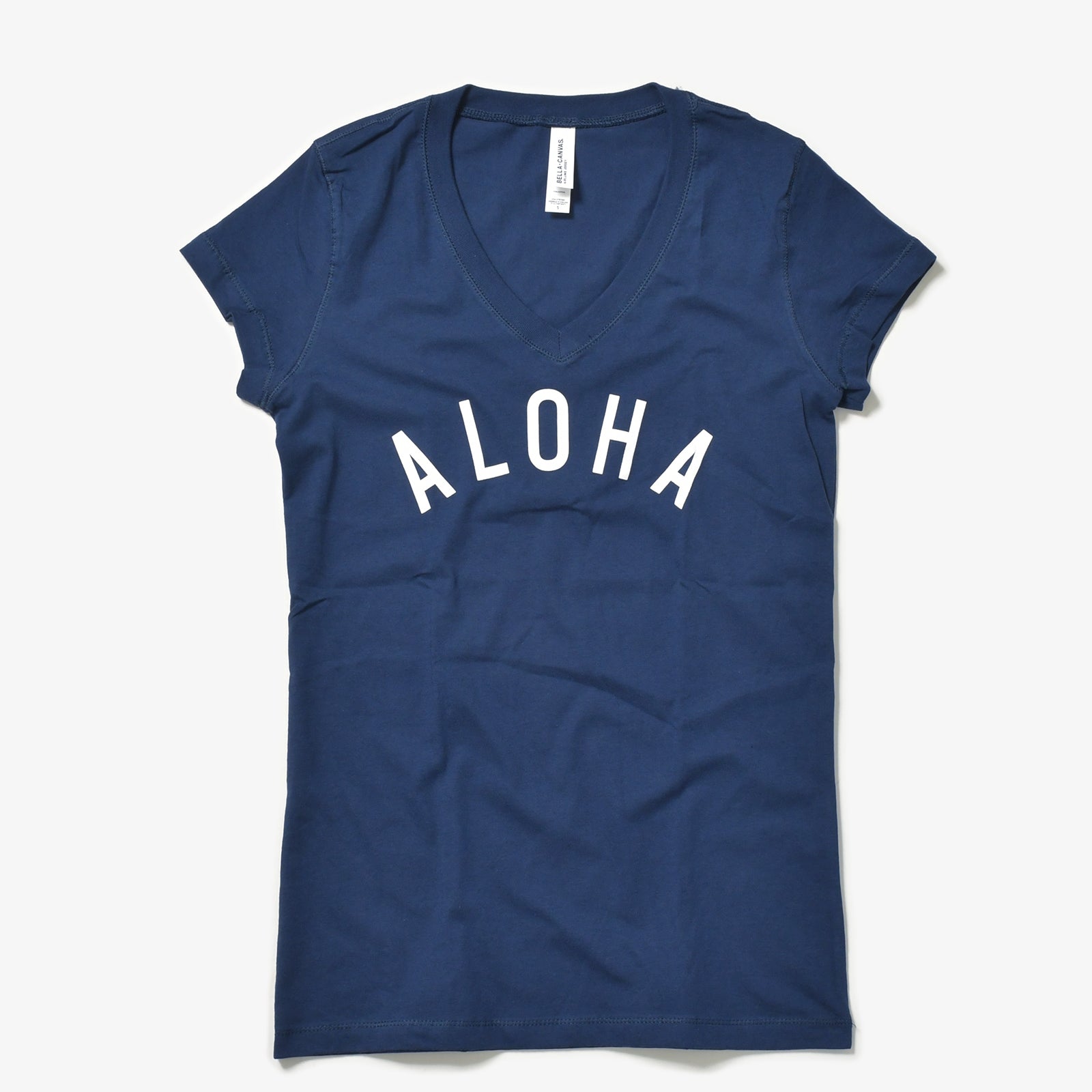 ALOHA Vネック Tシャツ