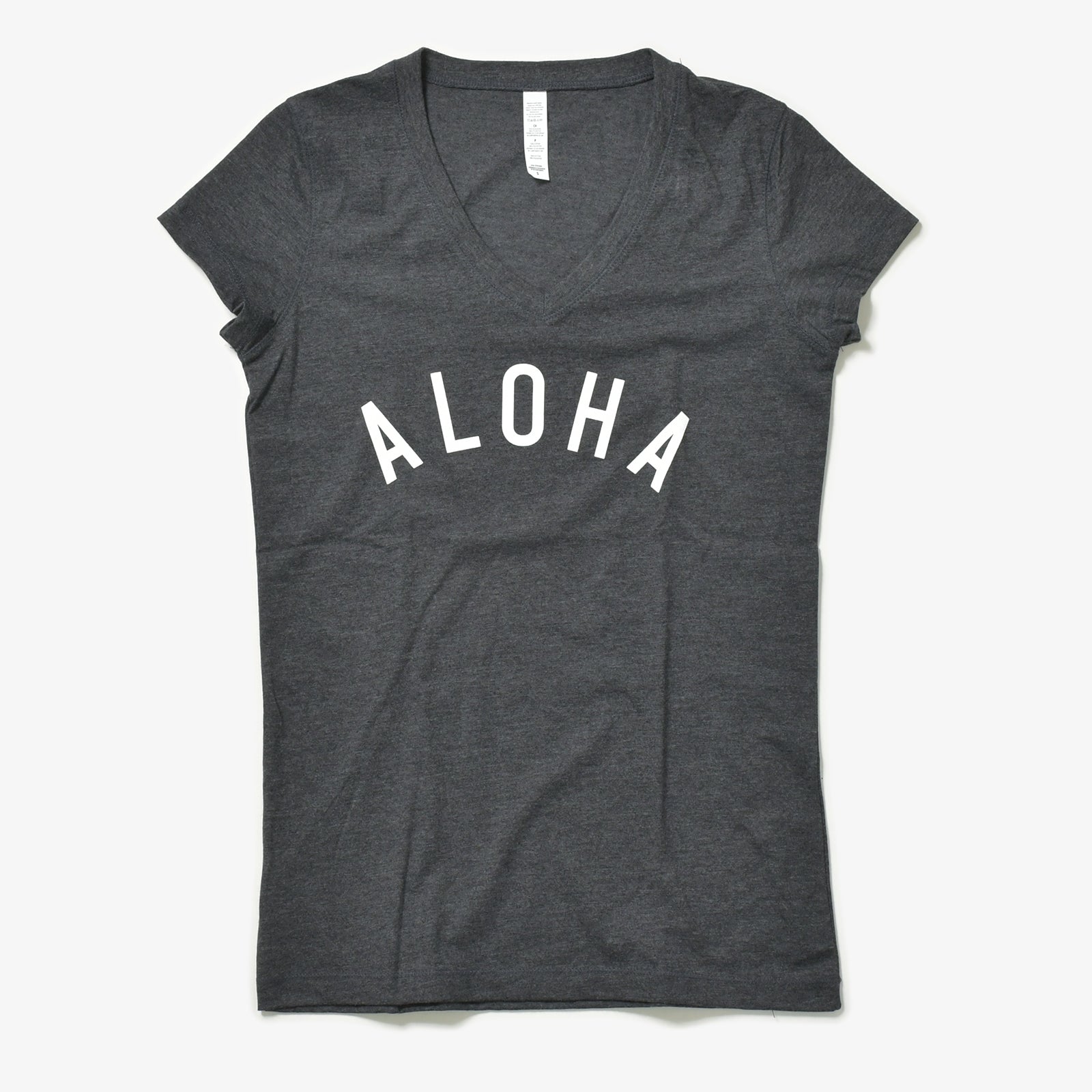 ALOHA Vネック Tシャツ